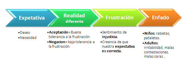 proceso de frustración esquema